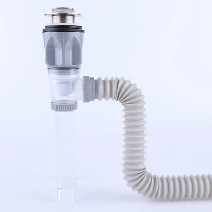 Universal Waschbecken Abflussrohr Set Versenkbare Deodorant Kanalisation Entwässerung Wasser Schlauch Waschbecken Abtropffläche Badezimmer Küche Zubehör