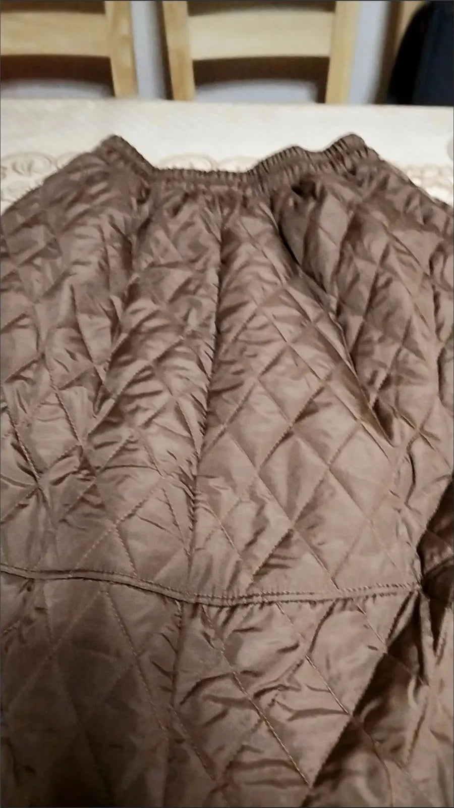 Autumn Winter Cotton Quilted Skirt Warm Womens A-line Faldas Vintage Thicken High Waist Saias Korean Fashion Knee-length Skirts.