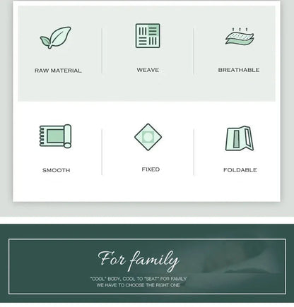 WASART Summer bamboo rattan mat adult children cool sleeping mat sheet 90/150/180cm portable foldable double bed protection pad.