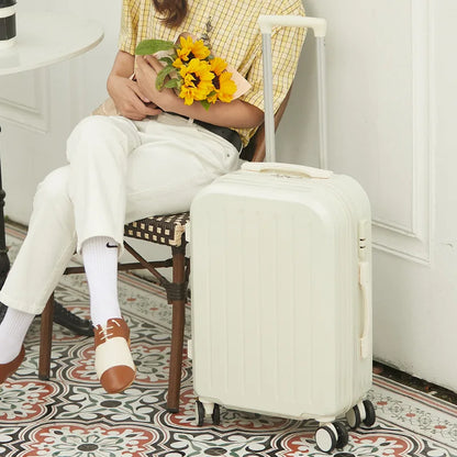 2024 neue große Kapazität langlebige Gepäcks ets abs pc Koffer Frauen Mädchen Handgepäck Boarding Reisen 18/20/22/24/.