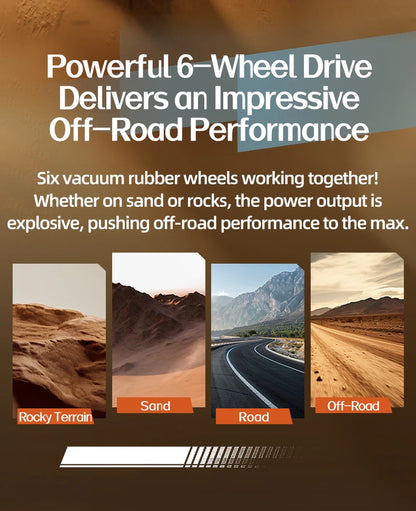 C8823 6WD RC Car 1/18 Off-road Remote Control Vehicle 2.4G High Speed Climbing Transport Rescue Crawler Model Toys for Children.