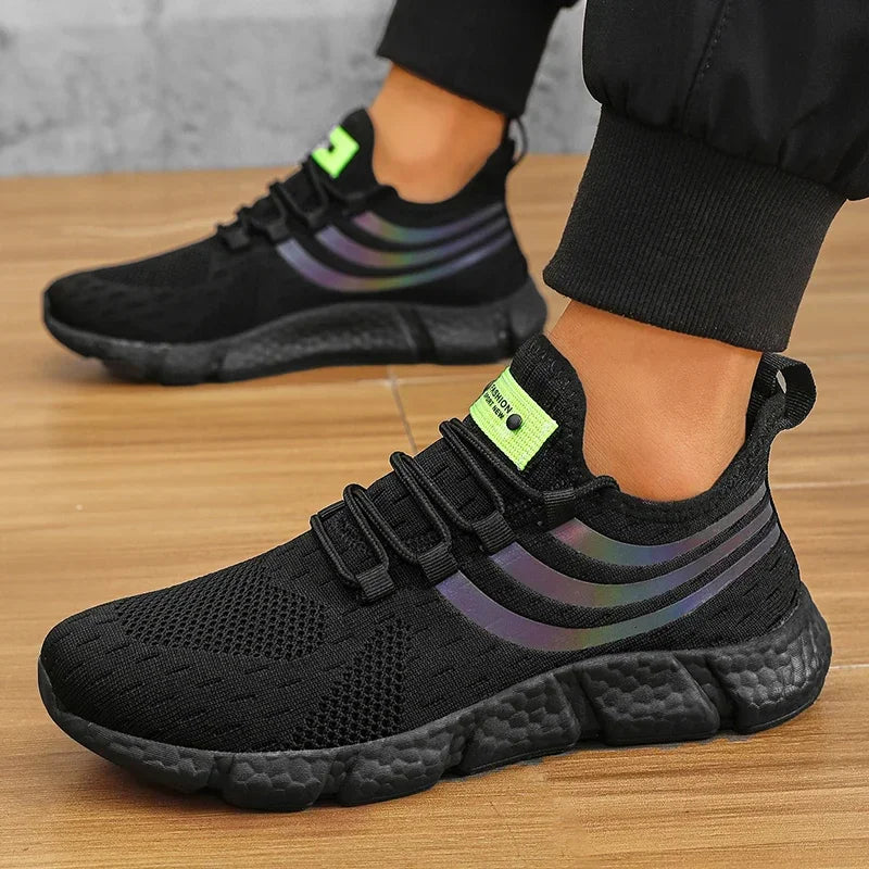 Men’s Sneakers Comfortable Breathable Platform Shoes Summer Man Running Shoes Breathable Comfortable Fashion Walking Sneakers.