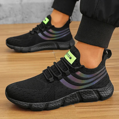 Men’s Sneakers Comfortable Breathable Platform Shoes Summer Man Running Shoes Breathable Comfortable Fashion Walking Sneakers.