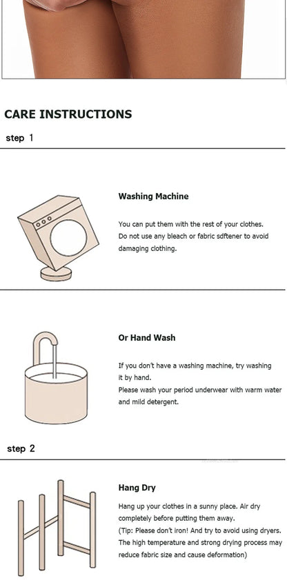 3-Layer Leakproof Menstrual Panties Ladies High-waisted Physiological Pants Icysilk Incontinence Breathable Sport Briefs XS-4XL.