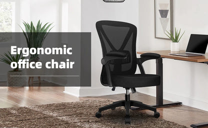 Daccormax Ergonomischer Bürostuhl, verstellbare Lordosenstütze, drehbar, robuste Rollen, gepolsterte Armlehnen, Multi-Neigefunktion zum Entspannen.