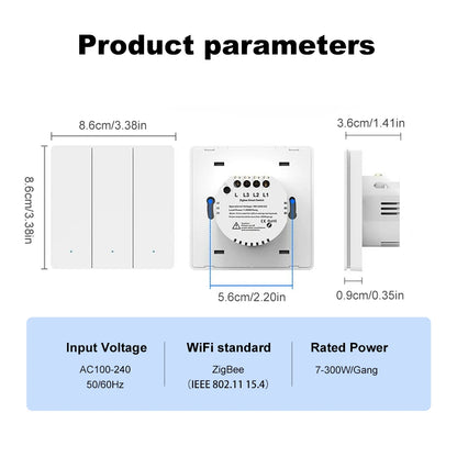 Tuya zigbee 3,0 smart life eu taster lichtsc halter kein neutraler kabel kein kondensator bedarf unterstützung alexa google home yandex alice.