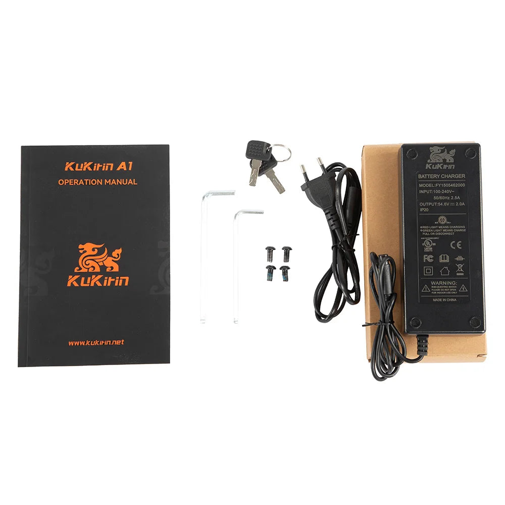 Kukirin A1 800W Motor 2025 Folding Electric Scooter 48V 13Ah Battery 10 inch Vacuum Tire 45 km/h Max Speed 45km Range.