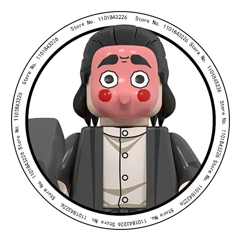 2025 Hot Toys WM6116 WM6138 Demon Slayer Blade Building Blocks Mini Action Figure Accessories Halloween Christmas Gifts for Kids