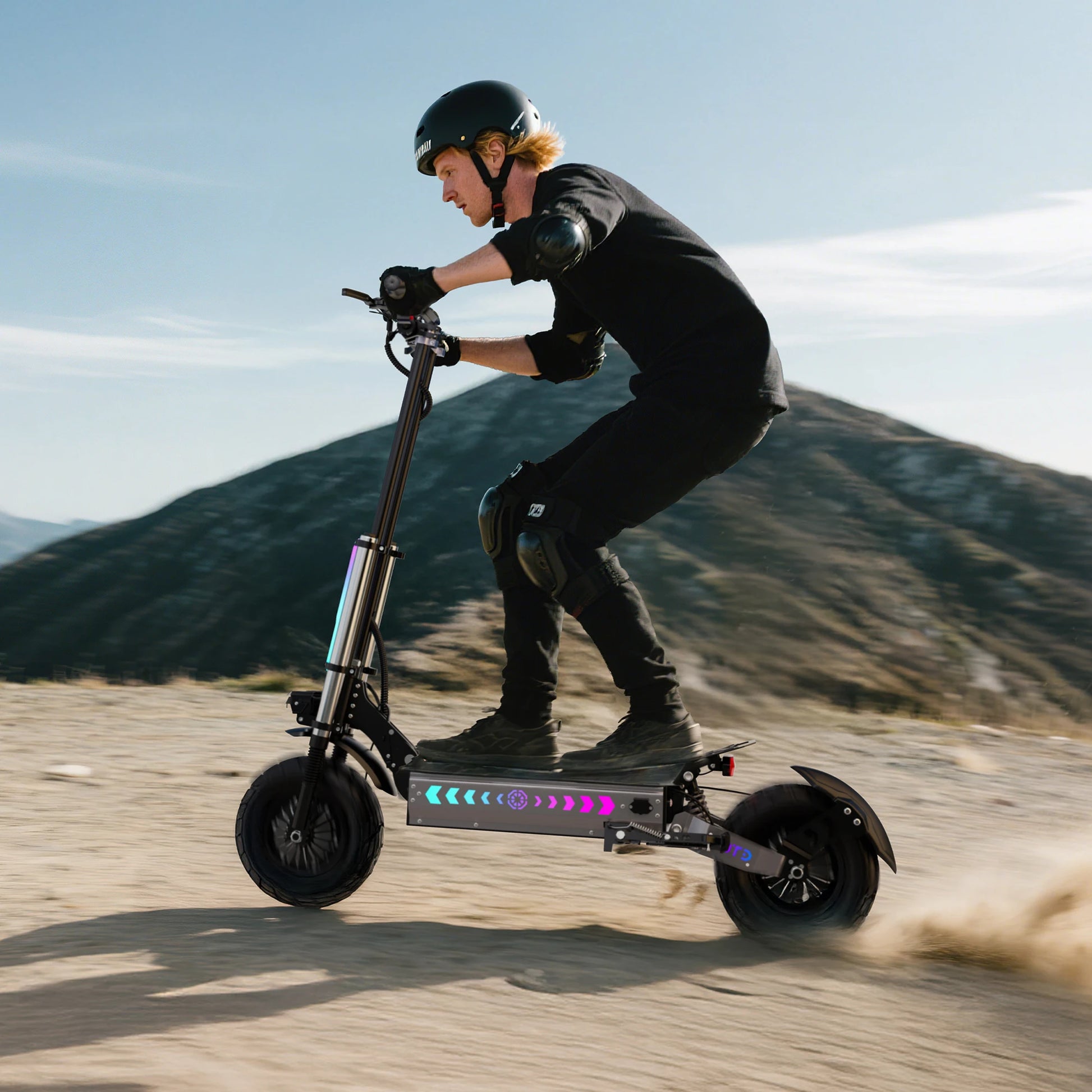 OOTD T90 Foldable Adult Electric Scooter, 85km/h E-Scooter, 4200W Electric Kick Scooter, 60V 31.2Ah Skateboards Kickboard, 100km.