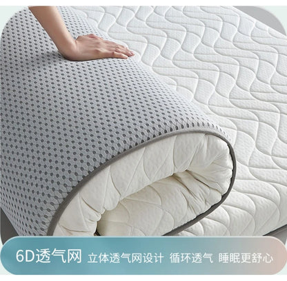 Matratze aus Sojabohnenfaser, Bodenmatte, faltbar, Tatami-Matte mit langsamer Rückfederung, 4/7 cm Dicke, King Twin, Queen-Size-Latex-Schwammbettprodukt