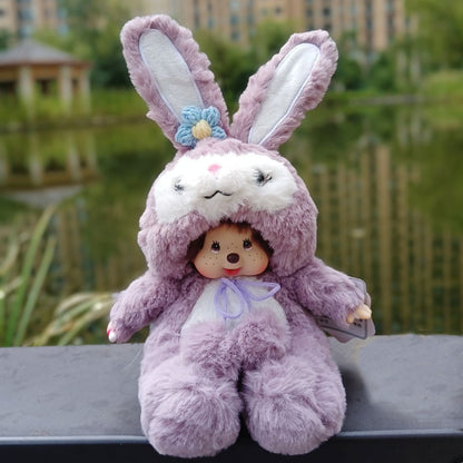 2023 New 20cm Kawaii Cartoon Animation Doll MONCHICHI Children's Birthday Gift Christmas Gift Wedding Supplies Doll