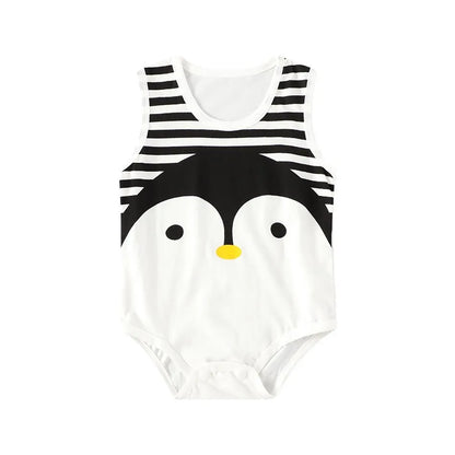 Sommer Baby Body Kinder Ärmellose Casual Einteiliges Neugeborenen Jungen Mädchen Cartoon Tier Strampler Kleinkind Overall Kleidung 0-2 jahre.