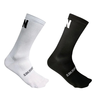 SYN Pro Cycling Socks Men Women High Quality Breathable Bicycle Socks MTB Road Bike Sport Football Basketball Knitting Socks.