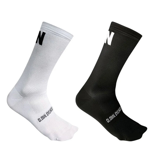 SYN Pro Cycling Socks Men Women High Quality Breathable Bicycle Socks MTB Road Bike Sport Football Basketball Knitting Socks.