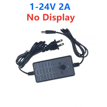AC DC Adjustable Power Supply 3V 5V 6V 9V 12V 15V 18V 24V 1A 2A 5A AC/DC Switching Power Supply Adapter 220V To 12V 24V 12 24 V.