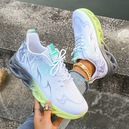 Frauen Casual Sport Schuhe Atmungsaktive Leichte Turnschuhe Anti-slip Wohnungen Laufen Outdoor Wanderschuhe Weibliche Vulkanisierte Schuhe.