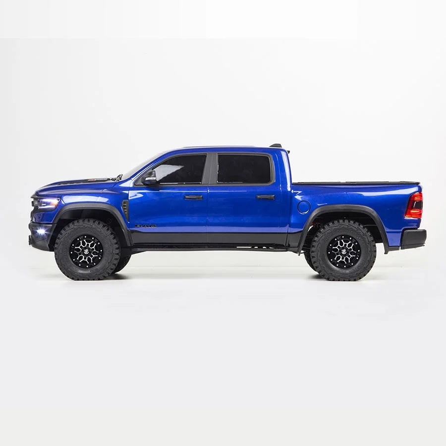 KM Thunder Dodge Tyrannosaurus RAM 1500 Simulation 1/8 Remote Control Electric 4WD Climbing Vehicle Pickup Off road Vehicle.