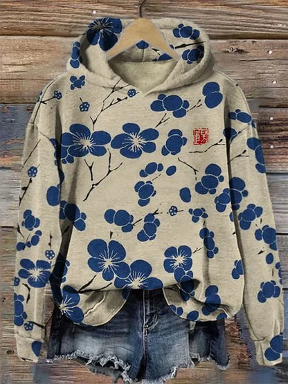Flower Floral 3D Print Hoodies Women's Fashion Hooded Sweatshirts Streetwear Pullover Y2K Tops Tracksuit Unisex Coat Clothing.