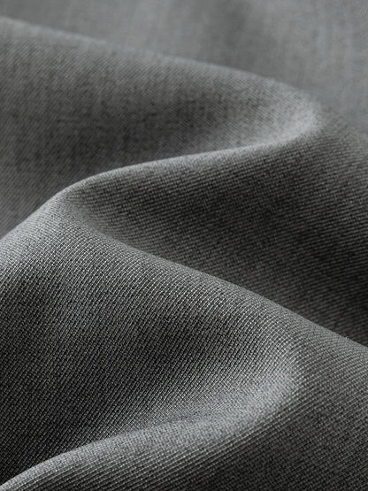 FSLE 2025 New Arrival Women Zipper Waist Office Lady Elegant Grey Skirt Pleated Design Navy Blue Color Long Skirt Daily Outfits.