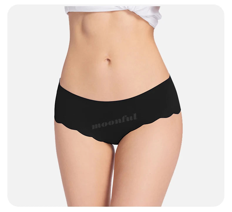 Seamless Period Underwear Menstrual Cycle Absorbent Underwear for Women Heavy Flow Leak Proof Menstrual Panties for Menstruation.