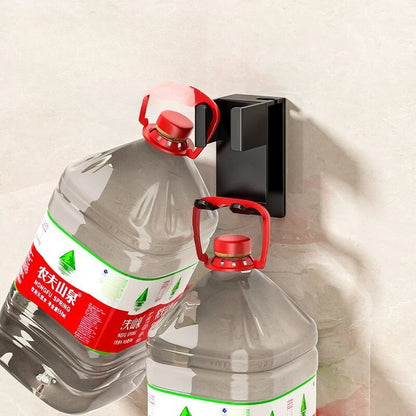 Lockenstab-Organizer aus Edelstahl mit ohne Bohren, Wandregal, Haarglätterhalter für die Aufbewahrung von Badezimmer-Waschtisch