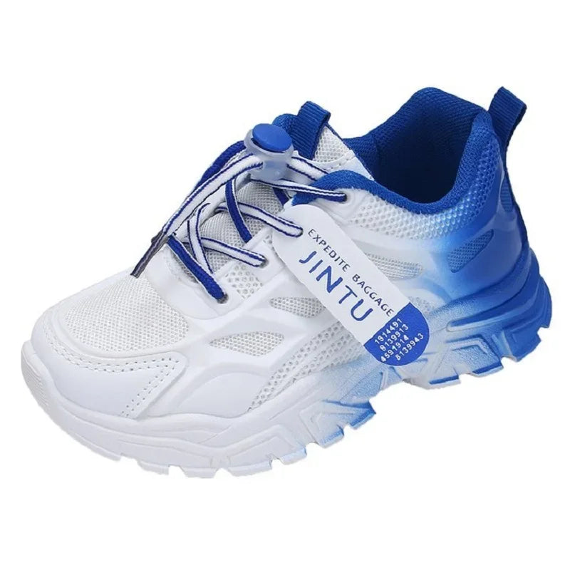 Kids Fashion Shoes For Boys Girls Toddler Boy Girl Soft Sports Shoes Children Running Sneakers Air Mesh Breathable 26-37.