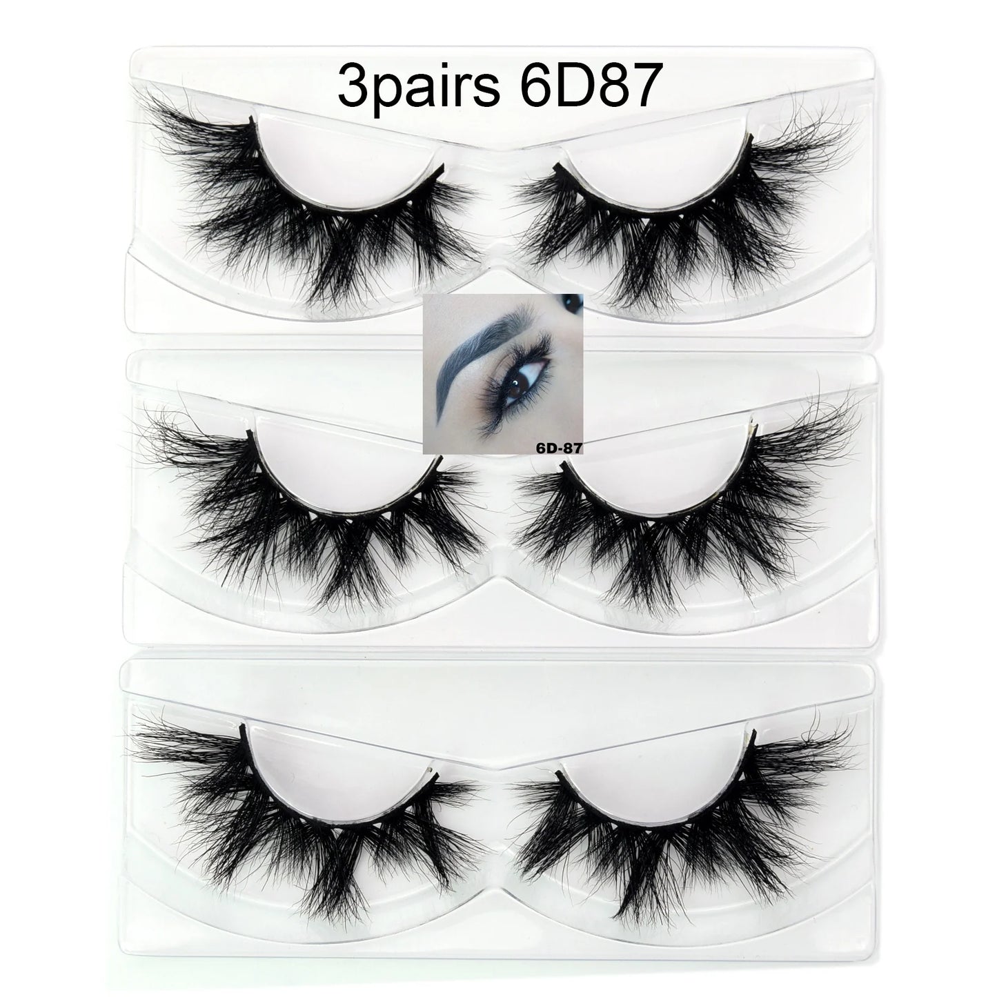 Visofree Eyelashes 3D Mink Lashes High Volume Handmade Mink False Eyelashes Thick Full Strip Lashes Cruelty Free cilios posticos