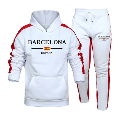 2025 New Arrival Men's Tracksuit Hoodies and Jogger Trousers Autumn Winter Daily Casual Sports Jogging Suit Gym Fitness Outfits.