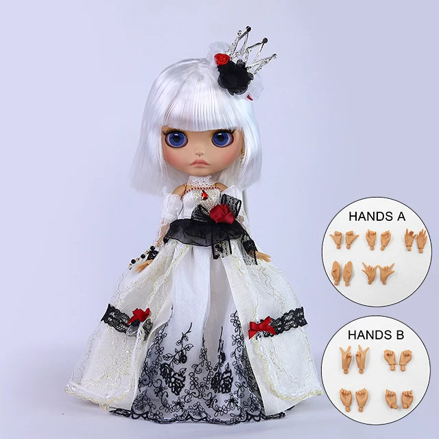 ICY DBS Blyth Doll BJD Joint Body tan Skin Matte Face Set Doll 1/6 30cm Girl Gift Anime SD