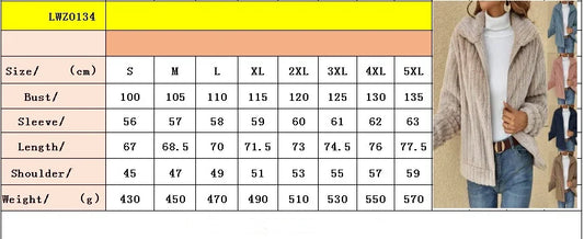 2025, Herbst und Winter, neue Mode, Damenpullover, Mäntel, Übergröße, Fleece-Strickjacke, kurzer Kragen, Tops, Damenbekleidung.