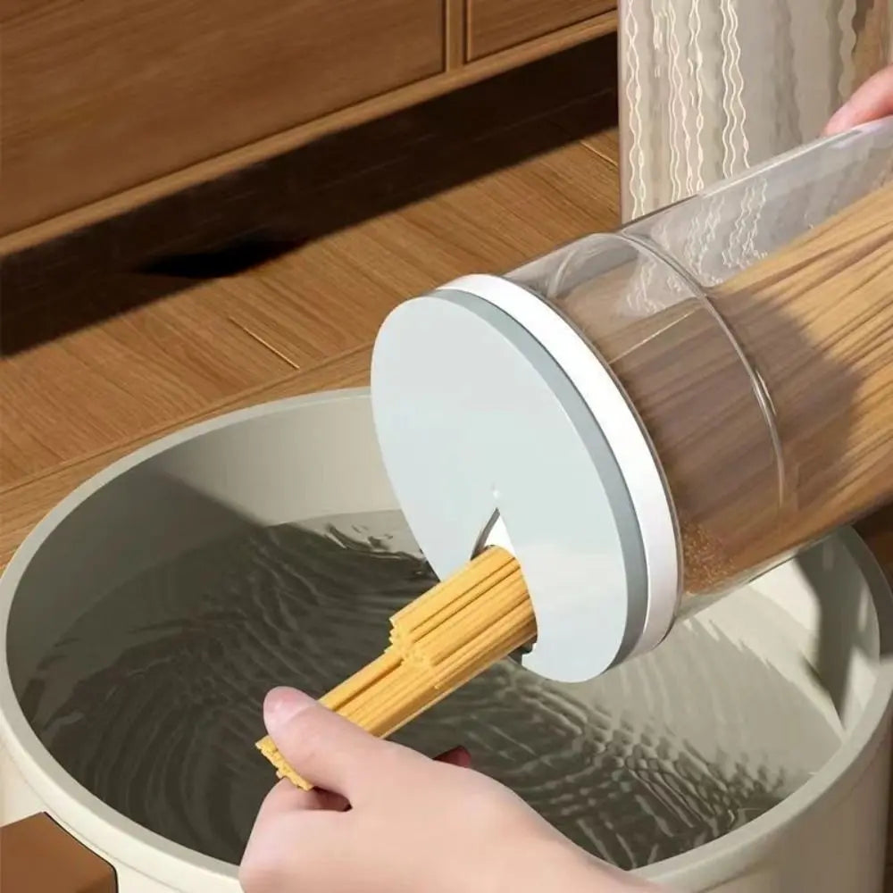 Large Capacity Noodle Container Convenient To Use Grain Storage Box Sealed Cans Transparent Moistureproof.