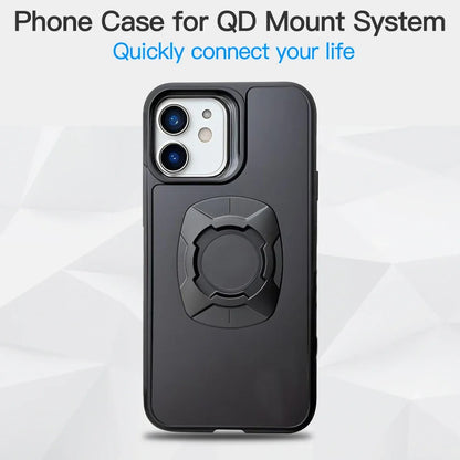 Twsit Lock Phone Case Holder MotorCycle Bicycle iPhone case Quick Lock Fit for Quad System Phone Mount/Holder 14 15 16 Pro Max.