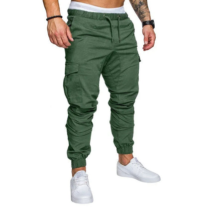 2025 new men's workwear pants, European and American men's loose straight casual pants, men's workwear pocket pants S-XXXL