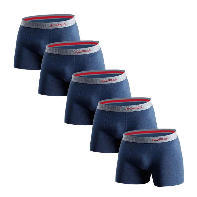 5 stücke sexy unterwäsche für mann baumwolle unterhosen männer 2025 boxershorts geschenke boxer für mann heißer männer höschen pack homme calecon