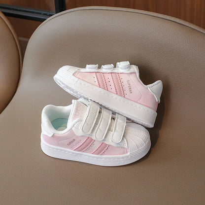 2024 Four Seasons Kid's Casual Shoes Boy's Forrest Gump Shoes Girl's Fashion Board Shoes Children's Soft Lightweight Sneakers.