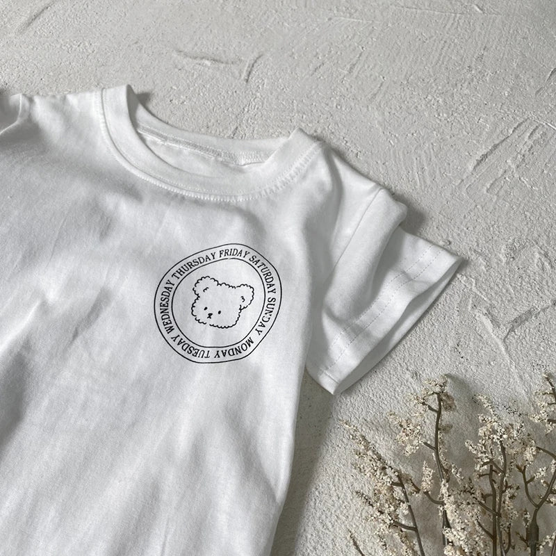 0-2Y Sommer Baby Body Niedlichen Cartoon Gedruckt Einteiliges für Kleinkinder Mädchen und Jungen Baby Kleidung Kleinkind Kurzarm Overall.