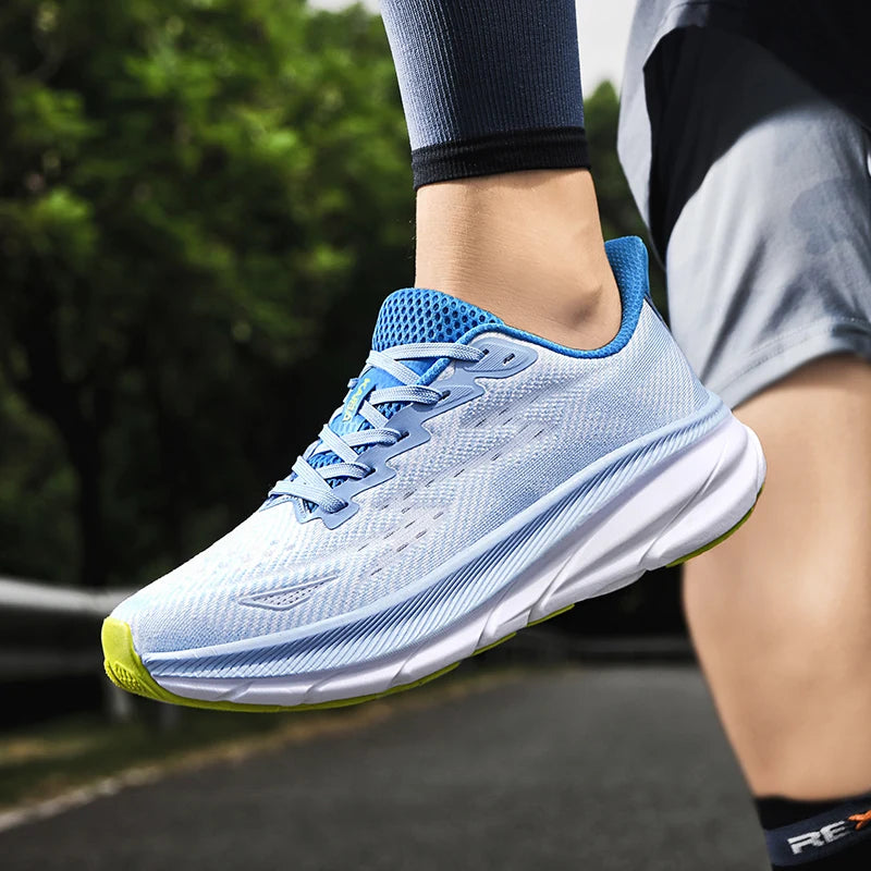 Men's Running Shoes Luxury shoes Couple Outdoor Sneakers Cushioning Breathable Mesh Off-road Trainer Shoes Race Non-Slip Fashion.