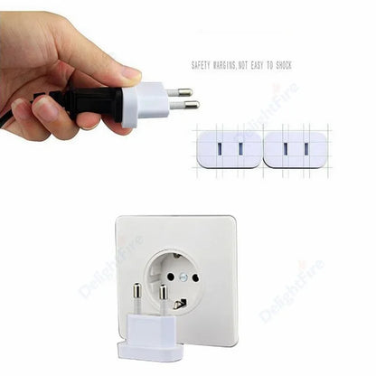1 stücke Power Stecker Adapter UNS Zu EU Euro Europa Stecker Power Stecker Konverter Reise Adapter China CN zu EU Adapter steckdose.