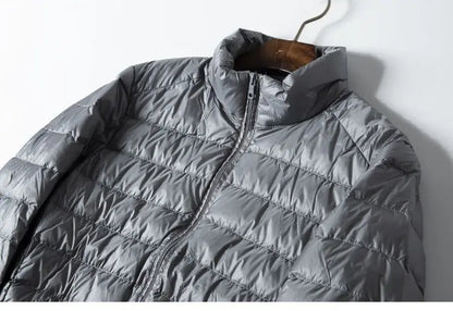 2026 Portable Lightweight ort down Jaet for Men Autumn Winter Cotton Padded Stand Collar Warm Casual ly Friendly Outerwear.