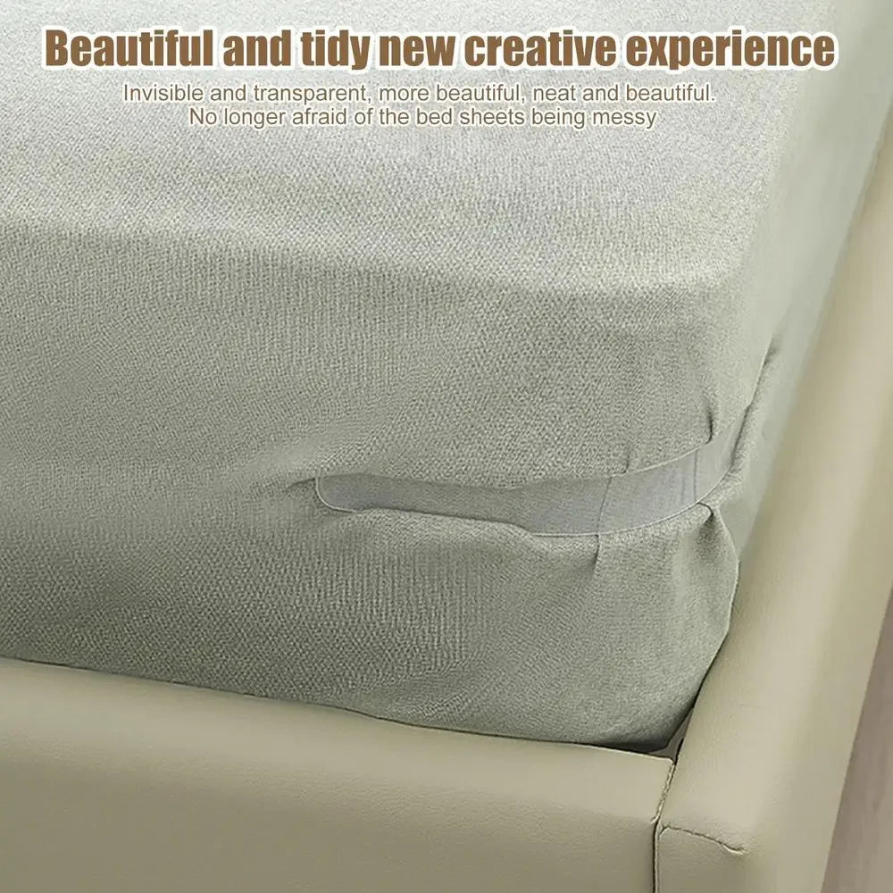 4PCS Unsichtbare Bettlaken und Bettdecke Verschluss Unsichtbare Quilt Blatt Halter Clips Einzelne Quilt Abdeckung Feste Nicht-slip Clips