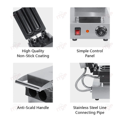 Shawarma Gyro Toaster Tortilla Wrap Sandwich Buritto Press Maker Machine Heater Warmer Roll Durum Doner Kebab Grill Griddle.