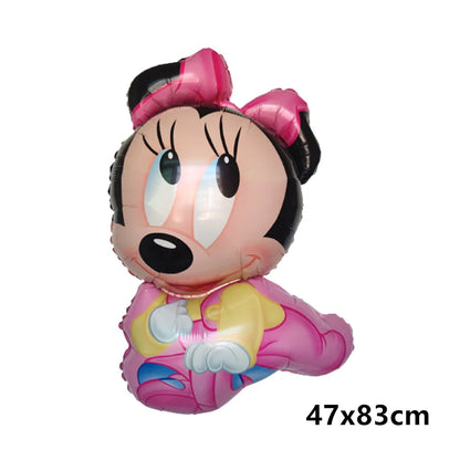 Mickey Minnie Folienballon Mickey Mouse Luftballons Minnie Geburtstag Party Dekor Kinderspielzeug Babyparty Ball Kinder Cartoon Geschenk.