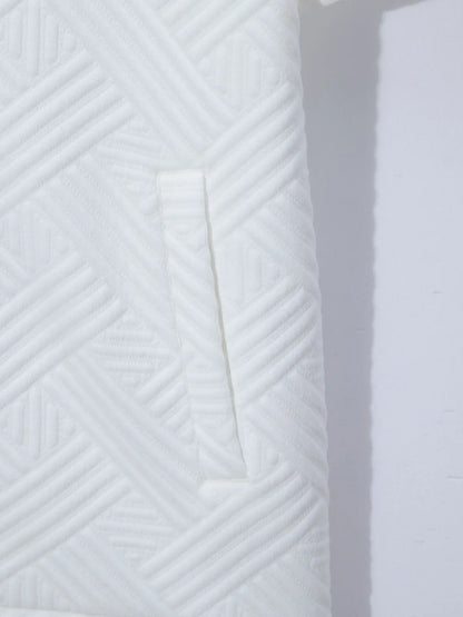 Men's Summer New Style Solid Color Knitted Short Sleeve Cardigan with Long Pants Casual Set Sporty Look from Mainland China