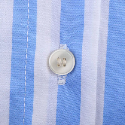 women's striped loose shirt with collar decoration for spring and summer new casual women's clothing.