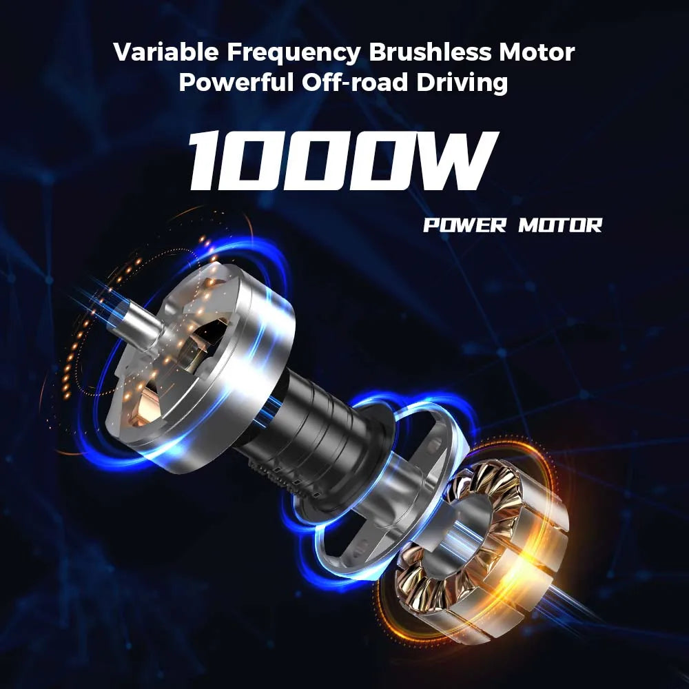 iScooter iX5Plus Foldable Adult Electric Scooter E-Scooter 45 KM/H Electric Kick Scooter 1000W Skateboards 48V 17.5Ah Kickboard.