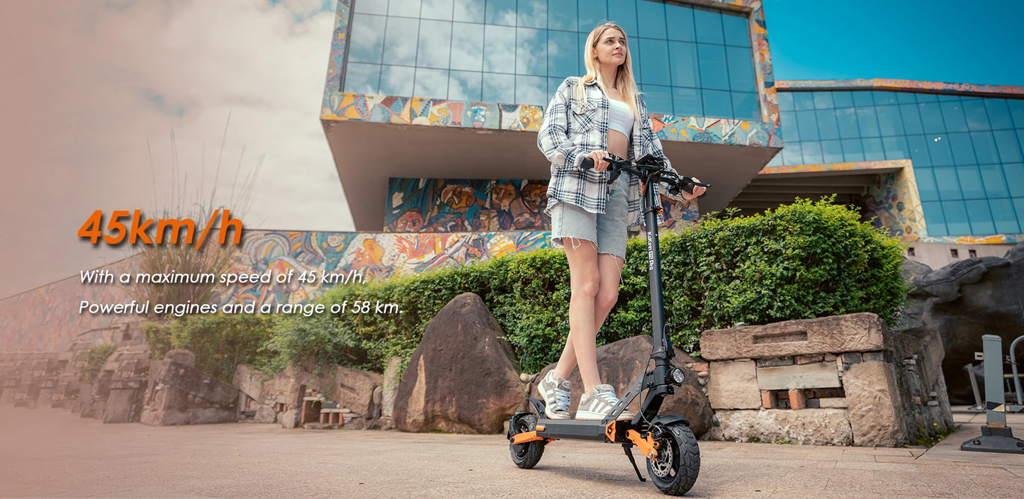 KuKirin G2PRO Foldable Adult Electric Scooter, E-Scooter, 45km/h Electric Kick Scooter, 600W Skateboards, 48V 15.6Ah Kickboard.