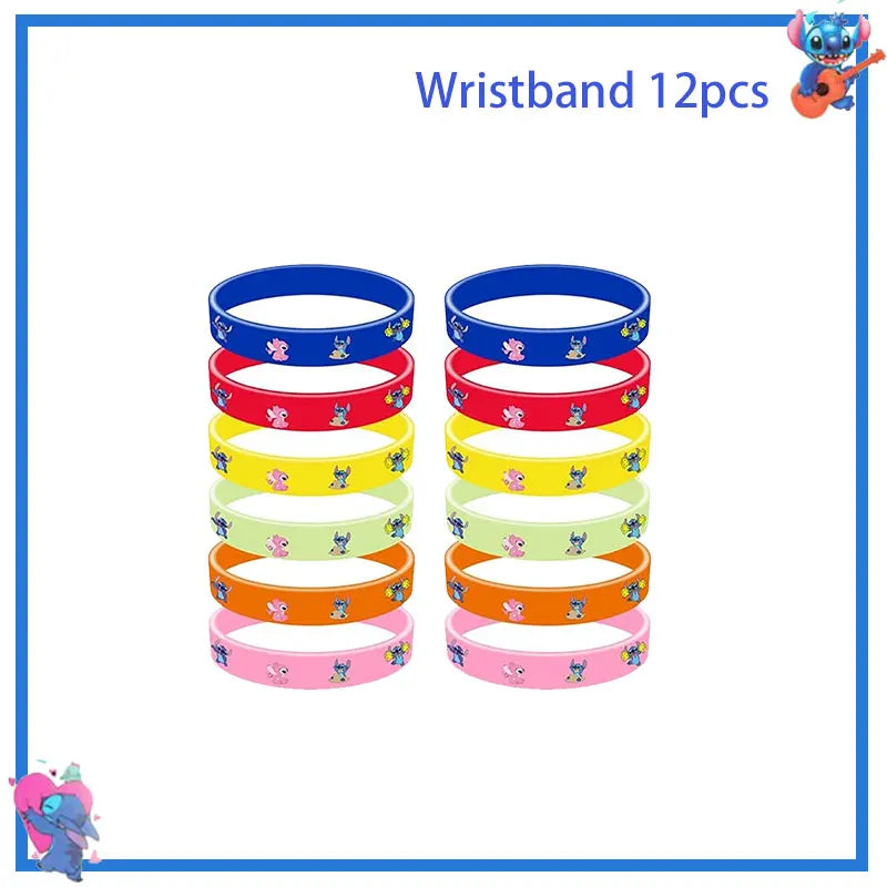 Disney Stich Geburtstag Party Dekorationen Blau Thema Geschirr Tischdecke Banner Hängende Spirale Für Kinder Event Liefert