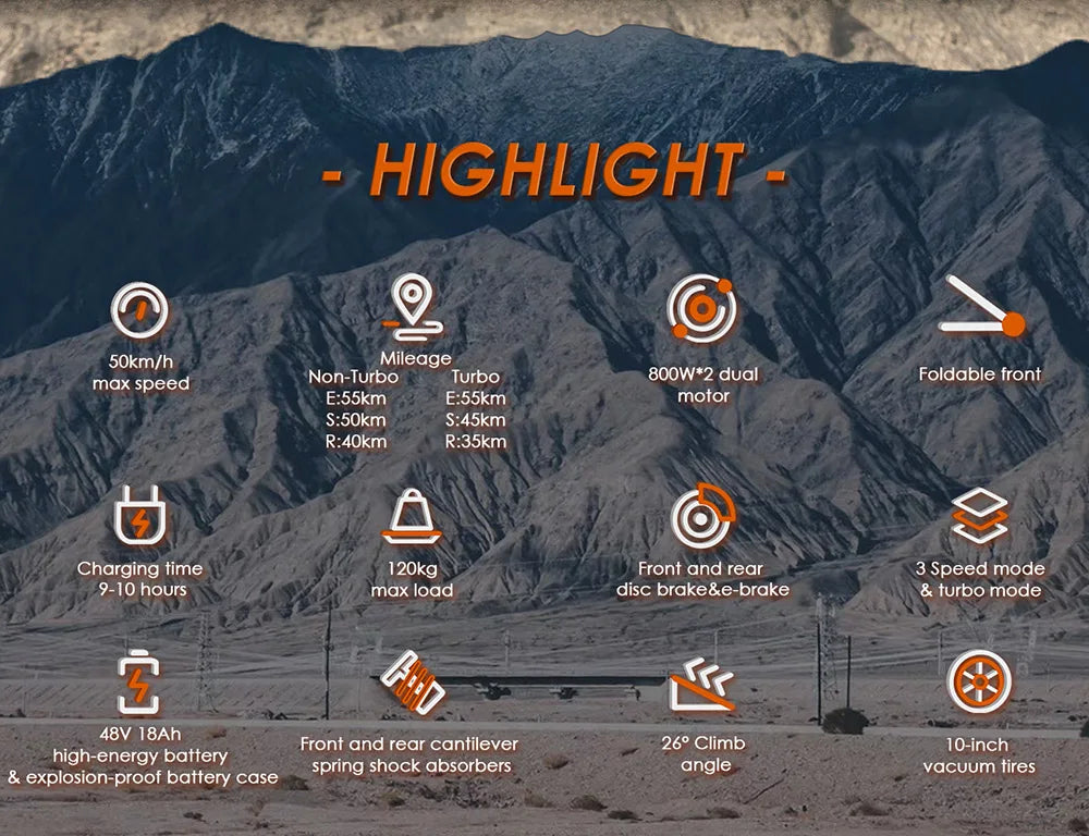 KuKirin G2 Ultra Folding Electric Scooter 800W * 2 Motor 48V 18Ah Battery 10 inch Tires 50 km/h Max Speed 55km Max Range IPX4.