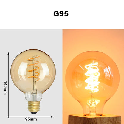 Vintage LED Edison Glühbirnen Lichter E27 AC 220V Retro Loft LED Lampe Schlafzimmer Esszimmer Für Home Dekoration innen Beleuchtung.