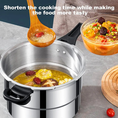 Portable Pressure Cooker 4.3L Induction Stoves Home Cooker Aluminum Alloy Pressure Canner Cooker Induction Compatible Cookware.
